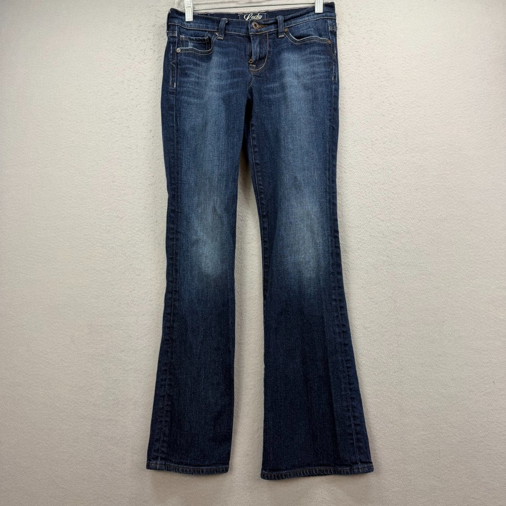 Lucky‎ Brand Stark Sweet N Low Jeans Women 30x30* Blue Stretch Denim Y2K Bootcut